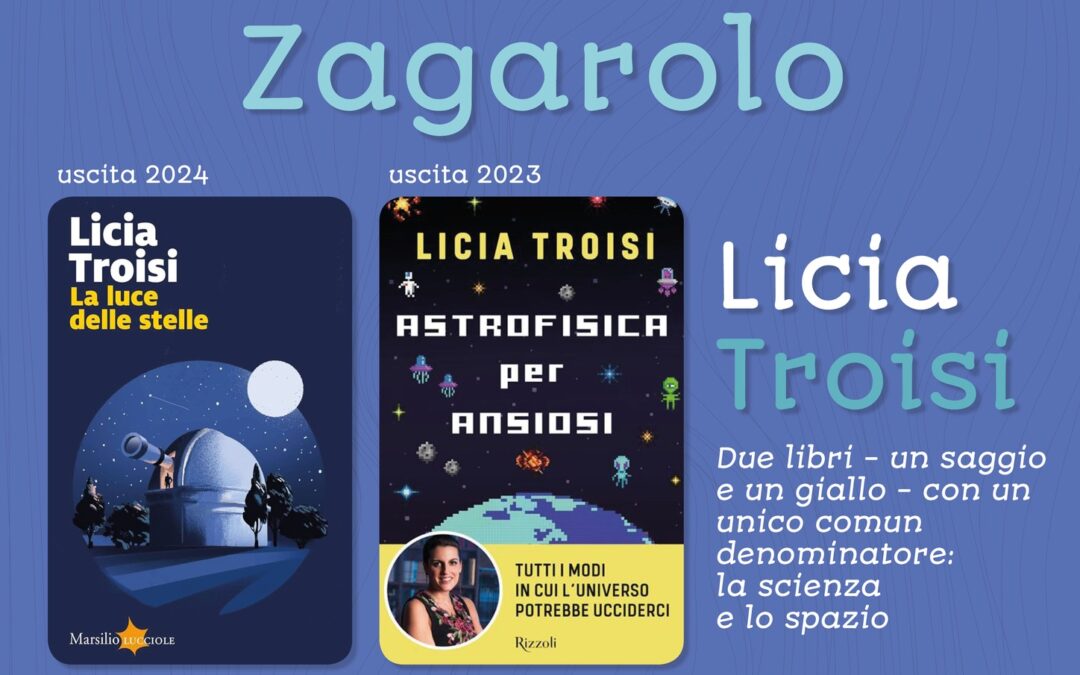 LETTURE D’AUTORE – LICIA TROISI A ZAGAROLO IL 20 GENNAIO 2024