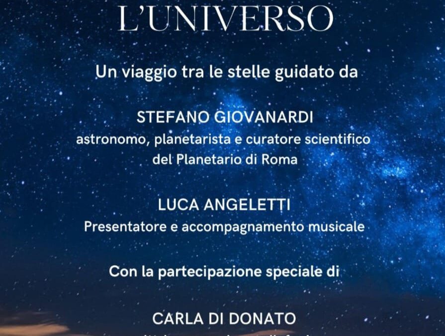 “Oltre l’orizzonte l’universo” – 8 Agosto, ore 21.00, Poli